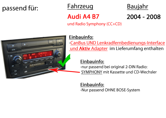 Autoradio Radio mit XAV-AX1005DB - 2DIN Bluetooth